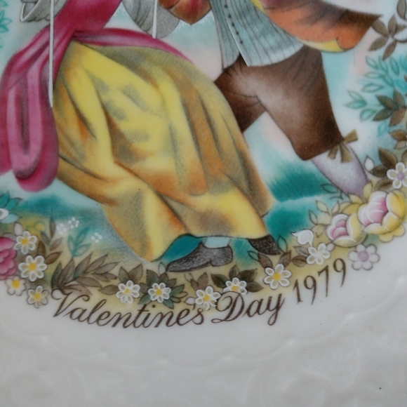 💗My Valentine Day Plate Vintage 1978 Royal Doulton LTD Marked on back Plus Poem - Picture 3 of 10